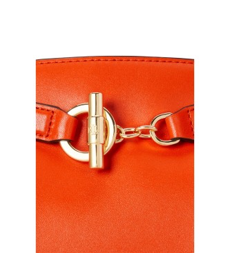 Lauren Ralph Lauren Borsa a secchiello Blaike media in pelle arancione