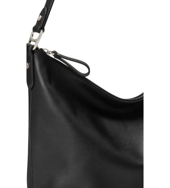 Lauren Ralph Lauren Borsa a secchiello grande in pelle nera Tasha