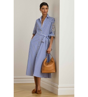 Lauren Ralph Lauren Grote bruine leren tas Tasha