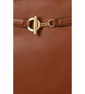 Lauren Ralph Lauren Blaike grote tas van bruin leer