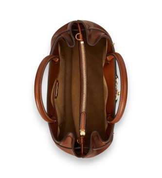 Lauren Ralph Lauren Blaike grote tas van bruin leer