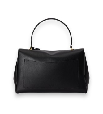 Lauren Ralph Lauren Black nappa medium Farrah satchel bag