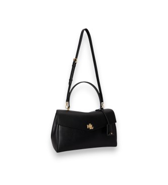 Lauren Ralph Lauren Black nappa medium Farrah satchel bag