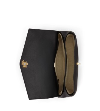 Lauren Ralph Lauren Black nappa medium Farrah satchel bag