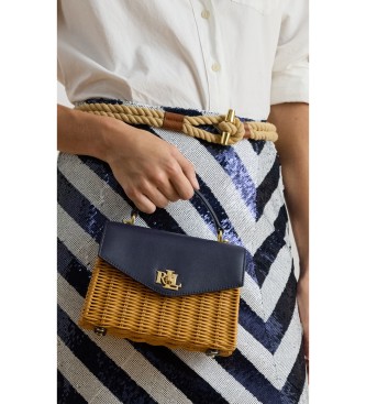 Lauren Ralph Lauren Borsa satchel Farrah piccola beige