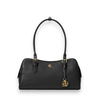 Lauren Ralph Lauren Bolso satchel Marcy de piel negro