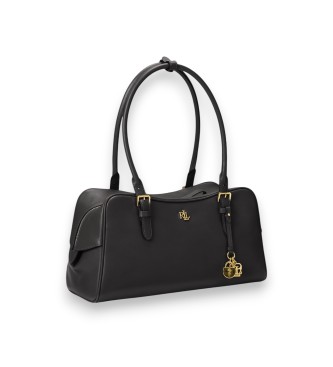 Lauren Ralph Lauren Bolso satchel Marcy de piel negro