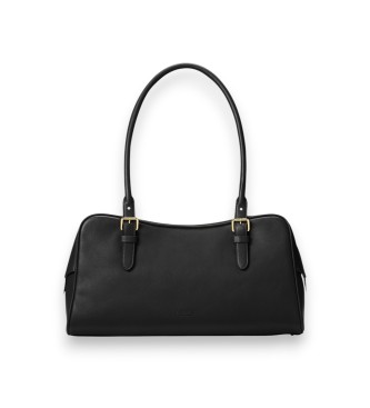 Lauren Ralph Lauren Bolso satchel Marcy de piel negro
