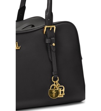 Lauren Ralph Lauren Bolso satchel Marcy de piel negro