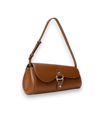 Lauren Ralph Lauren Brown medium Tasha leather bag