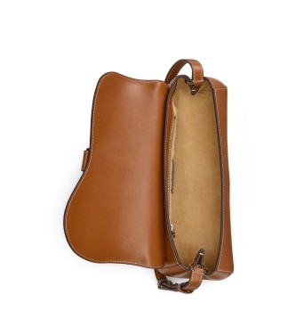 Lauren Ralph Lauren Brown medium Tasha leather bag