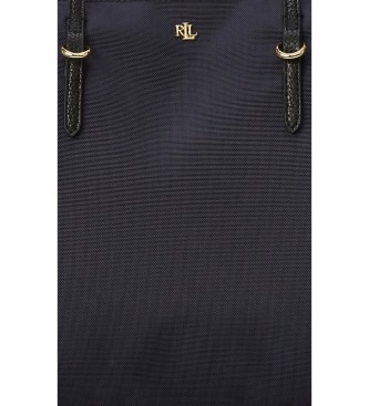 Lauren Ralph Lauren Mittlere Keaton Tote-Tasche aus marineblauem Nylon