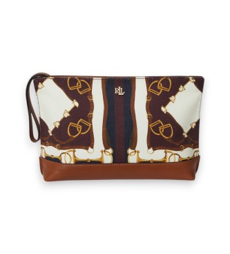 Lauren Ralph Lauren Cartera grande de loneta estampada