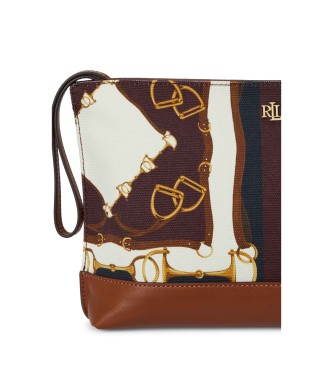 Lauren Ralph Lauren Cartera grande de loneta estampada