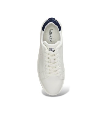 Lauren Ralph Lauren Zapatillas Ainsley de piel con denim blanco