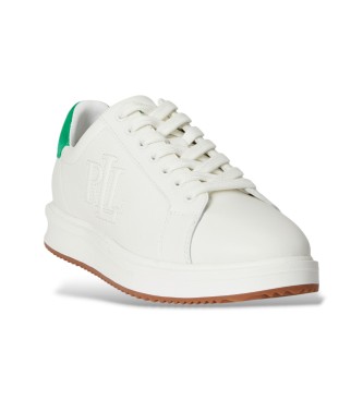 Lauren Ralph Lauren Zapatillas Ainsley de piel y ante blanco