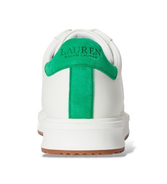Lauren Ralph Lauren Zapatillas Ainsley de piel y ante blanco