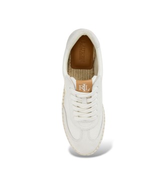 Lauren Ralph Lauren Zapatillas alpargata Luize con ante blanco