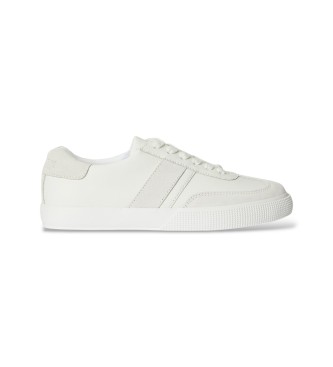 Lauren Ralph Lauren Zapatillas Braylee de piel y ante blanco