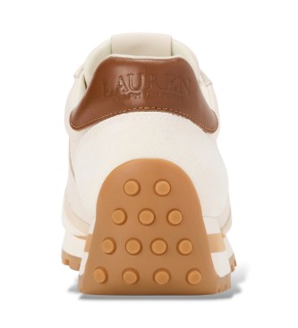 Lauren Ralph Lauren Deportiva Dani de piel y ante beige