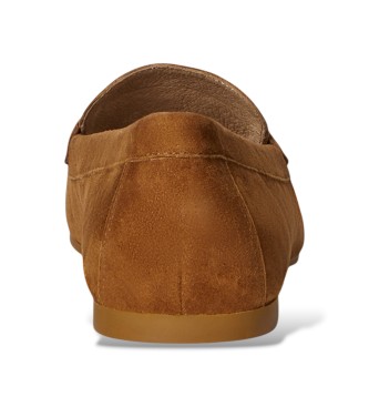 Lauren Ralph Lauren Mocasines Averi III de ante marr�n