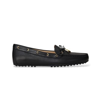 Lauren Ralph Lauren Mocasines Wylie de piel de napa negro