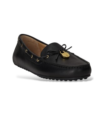 Lauren Ralph Lauren Mocasines Wylie de piel de napa negro