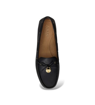 Lauren Ralph Lauren Mocasines Wylie de piel de napa negro