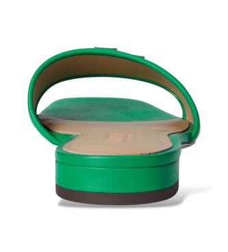 Lauren Ralph Lauren Sandalias Everley de loneta y piel vede