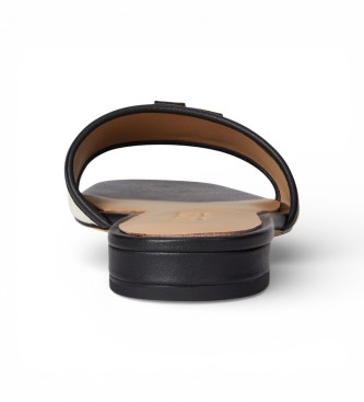 Lauren Ralph Lauren Sandalias Everley de loneta y piel beige