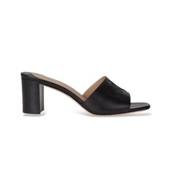 Lauren Ralph Lauren Sandalias Everley de piel de becerro negro