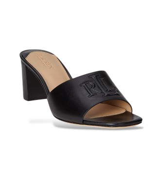 Lauren Ralph Lauren Sandalias Everley de piel de becerro negro