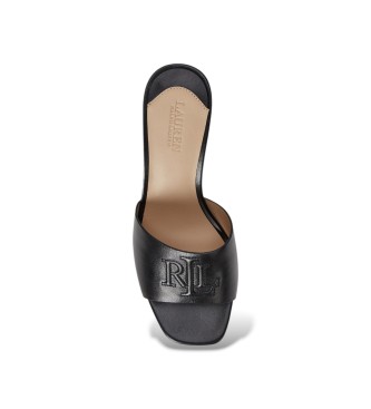 Lauren Ralph Lauren Sandalias Everley de piel de becerro negro
