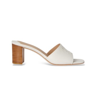 Lauren Ralph Lauren Sandalias Everley de piel de napa blanco roto