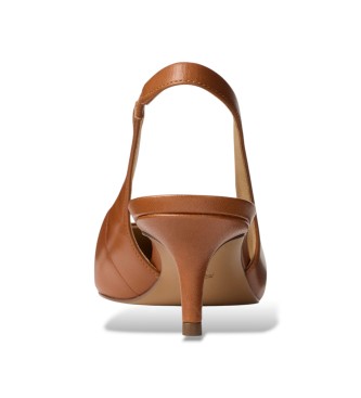 Lauren Ralph Lauren Zapato de sal�n Lolah II de piel marr�n