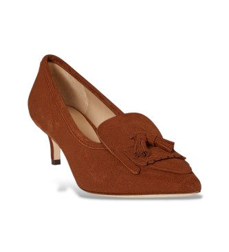 Lauren Ralph Lauren Zapatos de sal�n Adrienne de ante marr�n