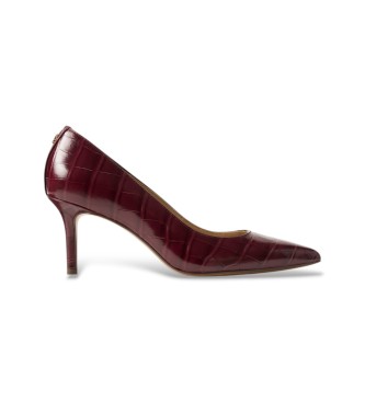 Lauren Ralph Lauren Zapatos de sal�n Lanette de piel burdeos