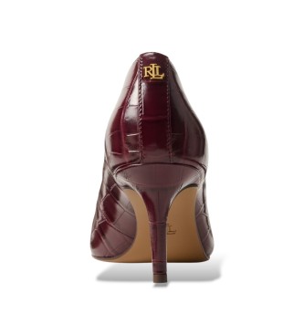 Lauren Ralph Lauren Zapatos de sal�n Lanette de piel burdeos