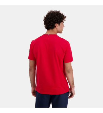 Le Coq Sportif T-shirt essencial vermelha