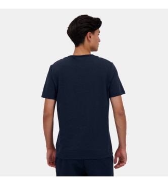 Le Coq Sportif Logo T-shirt blauw