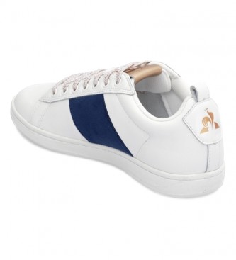 Le Coq Sportif Court Classic Velvet white leather sneakers
