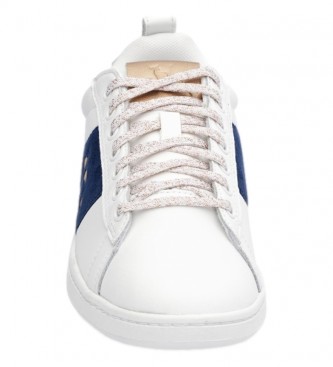 Le Coq Sportif Court Classic Velvet white leather sneakers