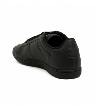 Le Coq Sportif Chaussures de sport en cuir noir