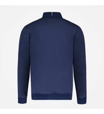 Le Coq Sportif Marineblaues Sweatshirt mit Reiverschluss