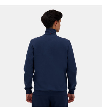 Le Coq Sportif Navy zip-up sweatshirt