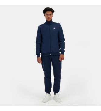 Le Coq Sportif Felpa con cerniera blu navy