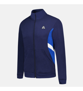 Le Coq Sportif Saison 1 zip-up sweatshirt blauw