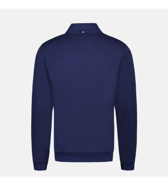 Le Coq Sportif Saison 1 Sweatshirt mit Reiverschluss blau
