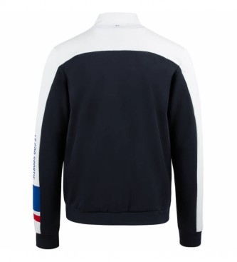 Le Coq Sportif Sweatshirt TRI FZ marine, wit