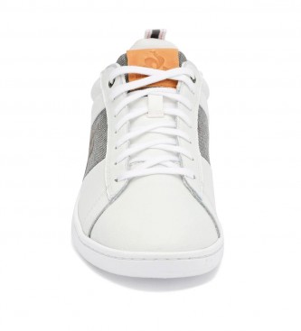 Le Coq Sportif Sneaker Courtclassic in pelle bianca